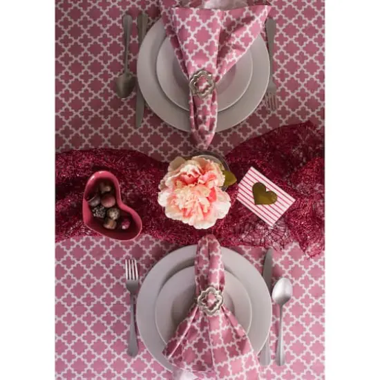 Rose Lattice Table Runner 14" x 108" {5}