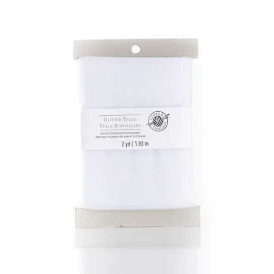 Glitter Tulle Bundle by Loops & Threads&reg; White {1}