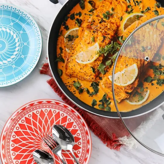 Oster Legacy 5qt. Gray Aluminum Nonstick Everyday Pan {3}