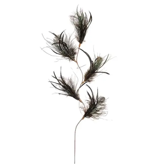 Brown Feather Spray {1}