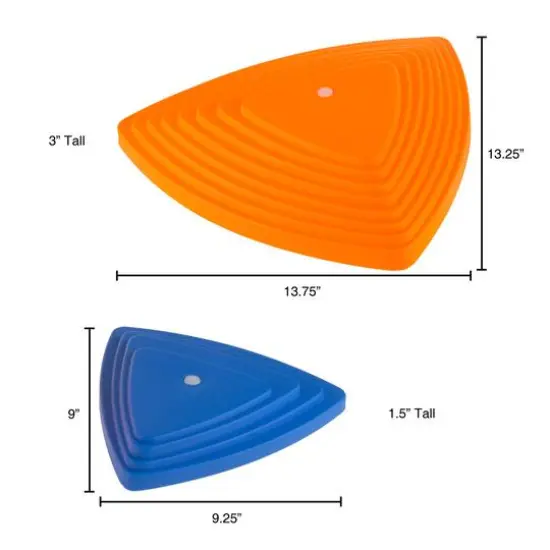 Toy Time Triangular Stepping Stones Set {3}