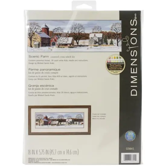 Dimensions&reg; Scenic Farm Counted Cross Stitch Kit {1}