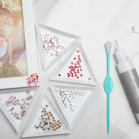 SS16 Round Flatback Austrian Crystals by Bead Landing&trade;, 55ct. Light Rose {3}