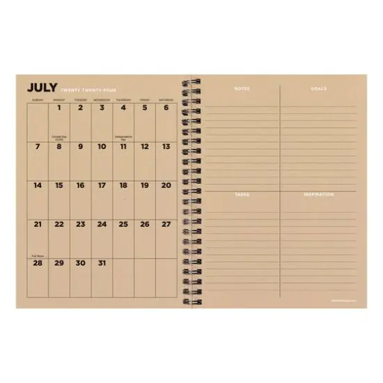 TF Publishing 2024-2025 Medium Aspen Trees Spiral Weekly Monthly Planner {4}