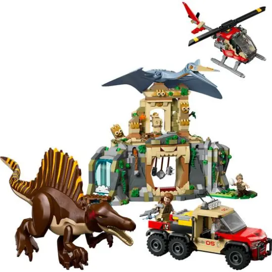 LEGO&reg; Jurassic World Spinosaurus & Quetzalcoatlus Air Mission Dinosaur Toy 76976 {3}
