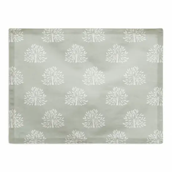 Blooming Bush Cotton Twill Placemat Sage {1}