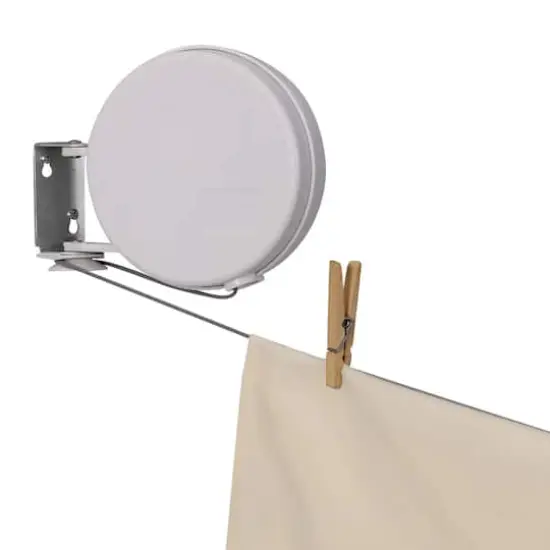 Household Essentials Single Line Retractable Clothesline {3}