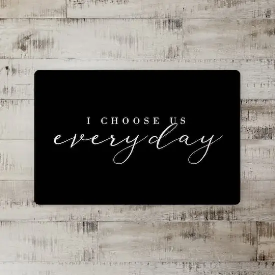 I Choose Us 18" x 27" Floor Mat {3}