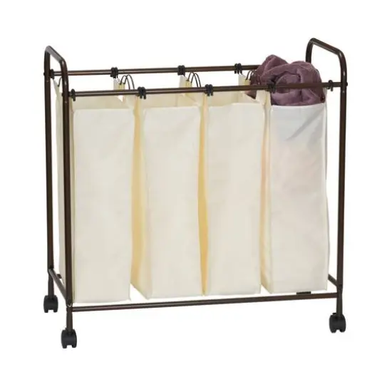 Household Essentials Rolling Laundry Sorter {15}