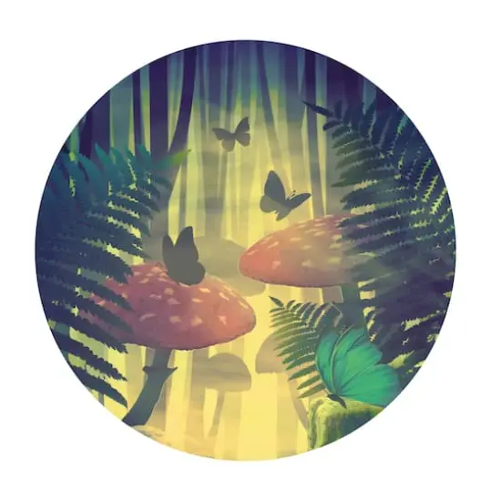 Forest Round Canvas Painting Kit by Craft Smart&reg; {3}