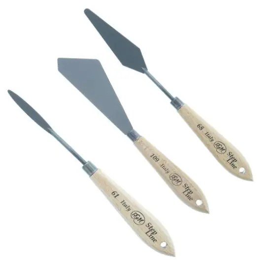 RGM Step Line Black Painting Knife {1}