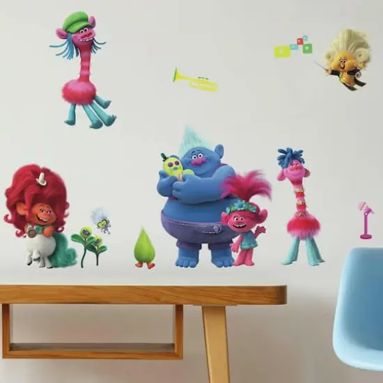 RoomMates Trolls World Tour Peel & Stick Wall Decals {3}