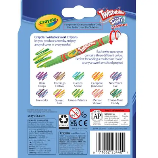 Crayola&reg; SWIRL Mini Twistable Crayons, 6 Packs of 10 {5}