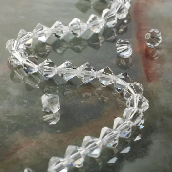 Preciosa Glass Crystal Bicone Beads, 8mm by Bead Landing&trade; {3}