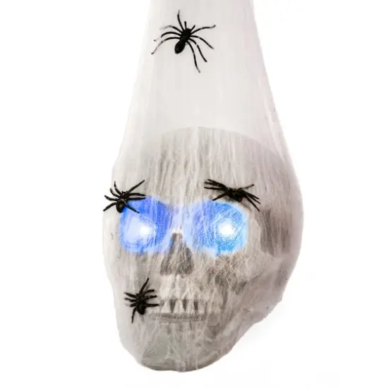 6ft. Pre-Lit Black Moon Shape Halloween Tree {5}