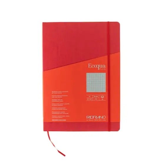 Fabriano&reg; Ecoqua Plus Stitch-Bound Graph Notebook Red {5}