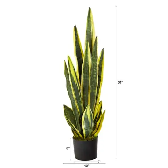3ft. Potted Artificial Snake Plant  {3}