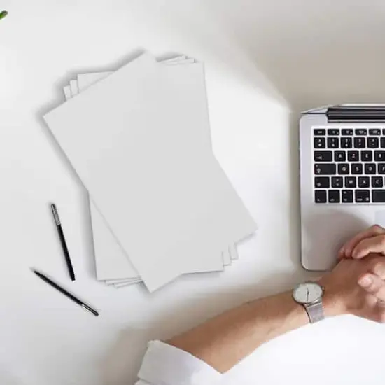 JAM Paper 11'' x 17'' 67lb. Vellum Bristol Cardstock, 50 Sheets Gray {4}