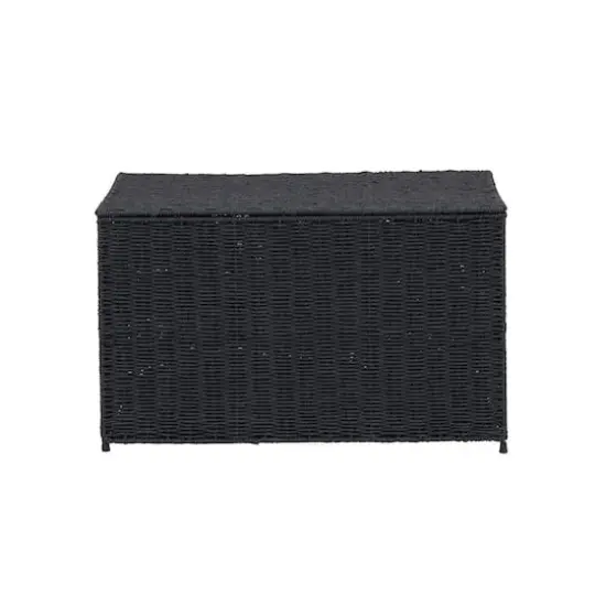 Household Essentials Large Woven Chest Black {5}