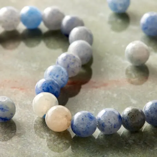 Blue Aventurine Round Beads, 6mm by Bead Landing&trade; {3}