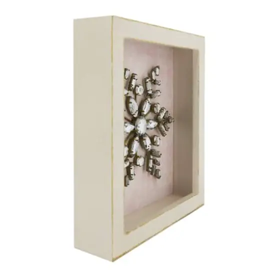 7" x 8" Snowflake Block Tabletop D&eacute;cor by Ashland&reg; Pink {3}