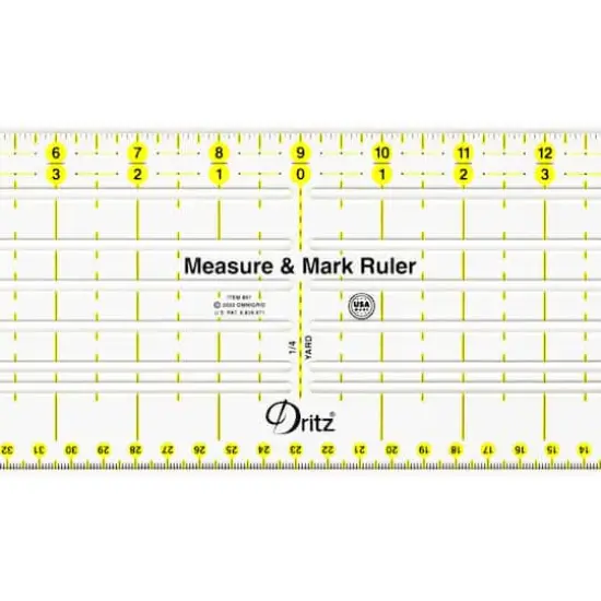 Dritz&reg; Clear Measure & Mark Ruler {3}
