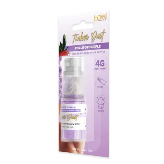 Bakell&reg; Tinker Dust Edible Glitter Pollipop Purple {7}