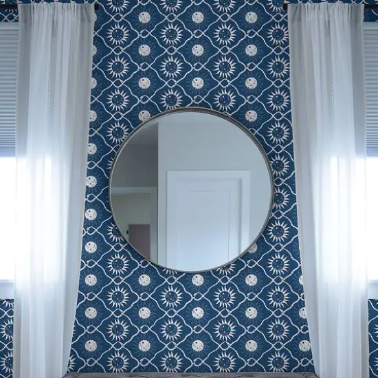 Elana Gabrielle Sol Peel & Stick WallpaperBaltic Azure {5}