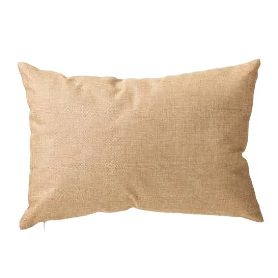 Glitzhome&reg; Faux Burlap Fall Pumpkin Pillow {5}