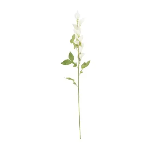 35" White Sweet Pea Artificial Flower Stem, 12ct. {3}