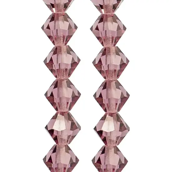 Preciosa Glass Crystal Bicone Beads, 6mm by Bead Landing&trade; Light Amethyst {1}