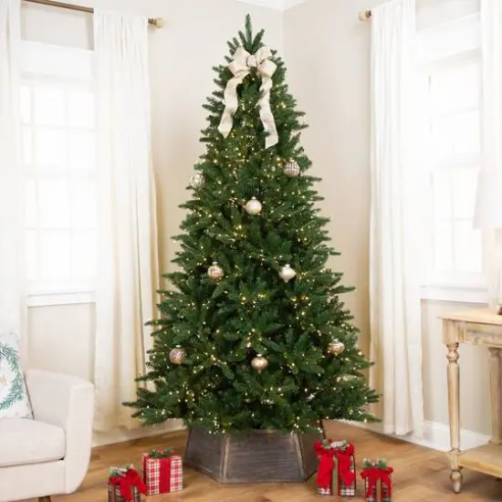 9ft. Pre-Lit Real Touch&trade; Elite Calgary Pine IPT Artificial Christmas Tree, Dual Color LED Lights {3}