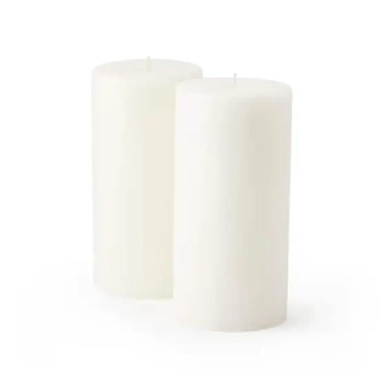 6" Pillar Candle Pair by Ashland&reg; White {4}