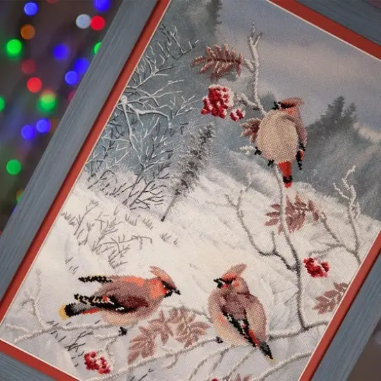 Crystal Art Winter Treat Embellished Stitch Kit {4}