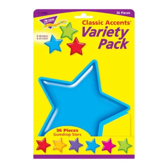 Trend Enterprises&reg; Gumdrop Stars Classic Accents&reg; Variety Pack {3}