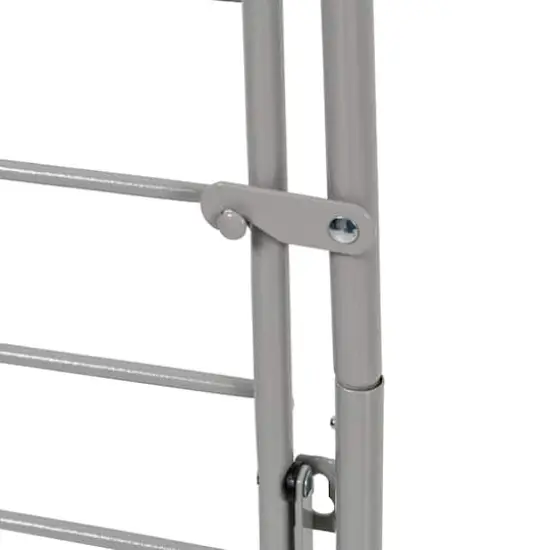 Honey Can Do Gray Collapsible Wall-Mounted Clothes Drying Rack {9}