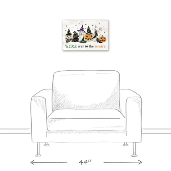 Witch Way to Treats 18" x 12' Canvas Wall Art {4}