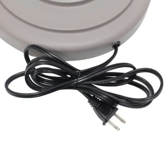 Lalia Home Gray Traditional Table and floor Lamp Set {11}