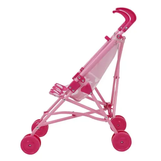 509 Crew Peppa Pig&trade; Pink and White Dots Doll Umbrella Stroller {3}