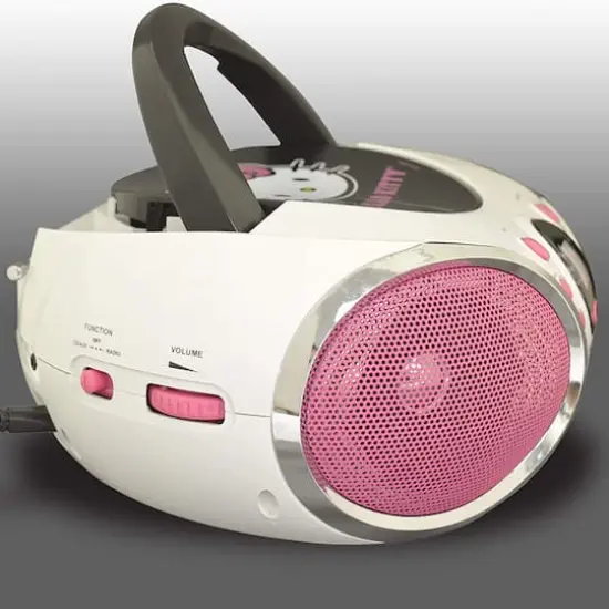 Hello Kitty&reg; Portable Stereo CD Boombox with AM/FM Radio {3}