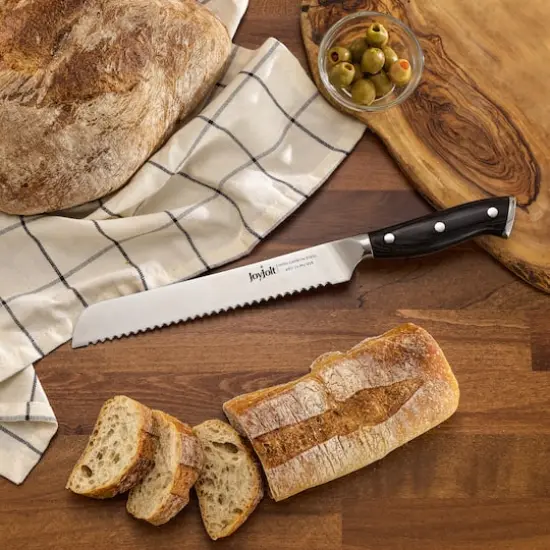 JoyJolt&reg; 8" High Carbon Steel Bread Knife {5}