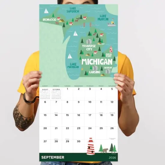 2026 Home: Michigan Wall Calendar {5}
