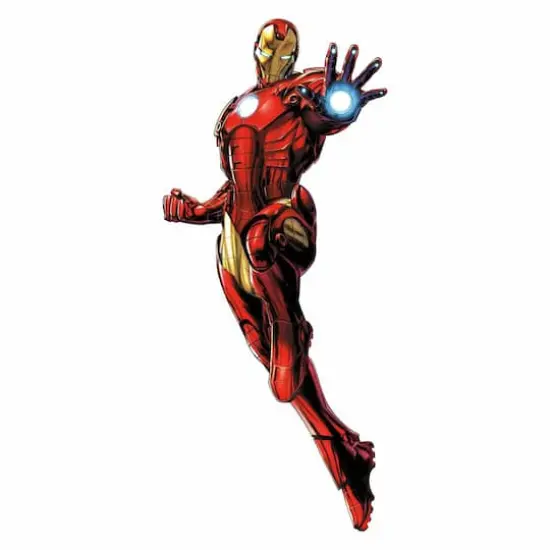 RoomMates Iron Man Peel & Stick Giant Decals with Glow {1}