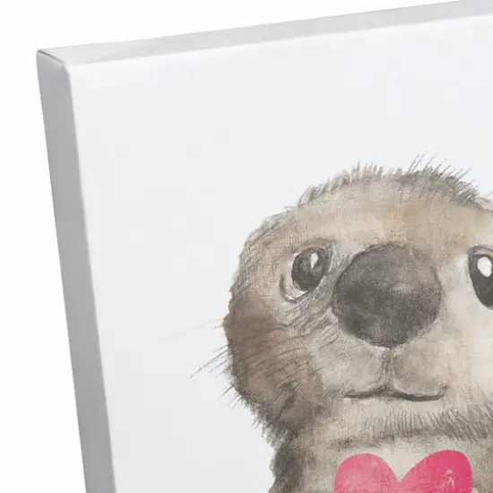 Otter Love Canvas Art {4}