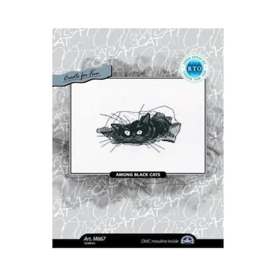 RTO Among Black Cats M667 Cross Stitch Kit {4}