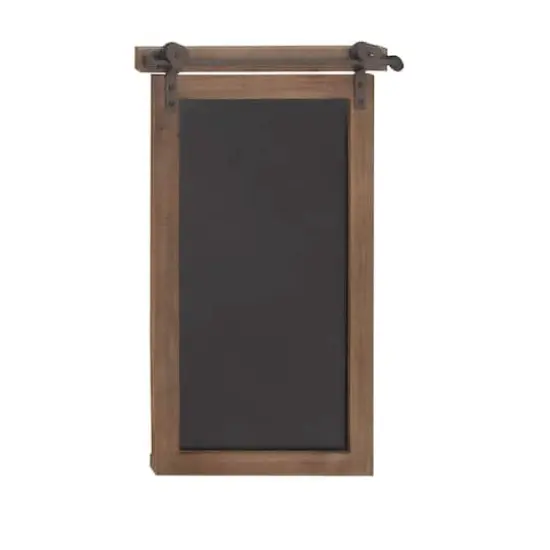 28" Brown Farmhouse Wood Wall Decor {1}