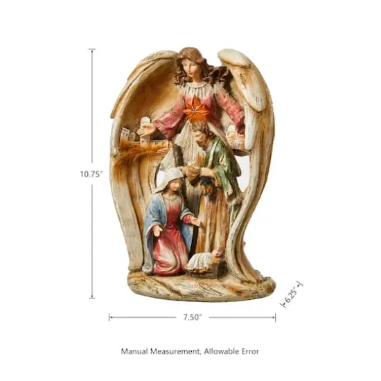 Glitzhome&reg; 11" Nativity D&eacute;cor {6}