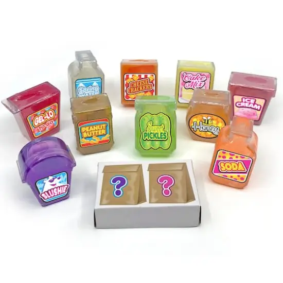 Cra-Z-Slimy&reg; Mini Mania&trade; Slimy Food Scented Slime Set {1}