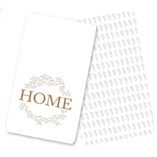 Home Wreath Tea Towel Set {1}
