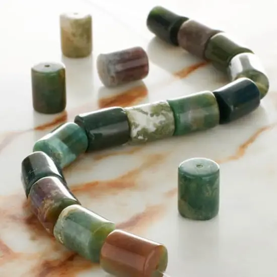 Fancy Jasper Tube Beads, 10mm by Bead Landing&trade; {3}